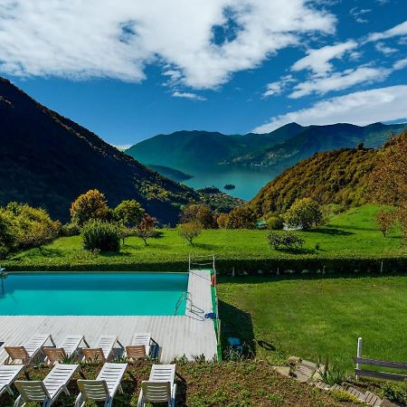 In A Green And Relaxing Atmosphere With Pool And Stunning Lake View Villa Marone Eksteriør bilde
